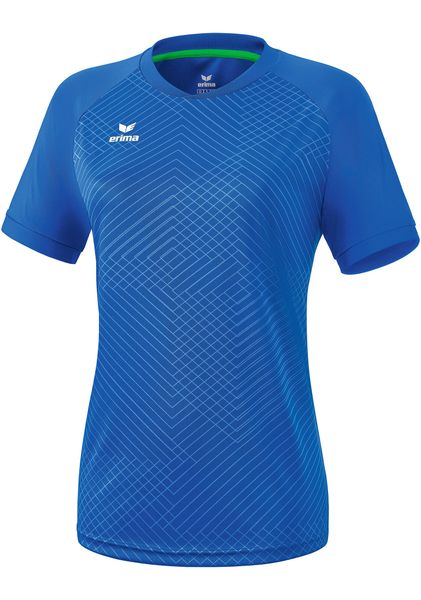 Damska koszulka Erima Madrid. Niebieskie koszulki sportowe damskie Erima, bez wzorów, z materiału, bez kołnierzyka, bez ramiączek, na fitness i siłownię. Za 131.50 zł.