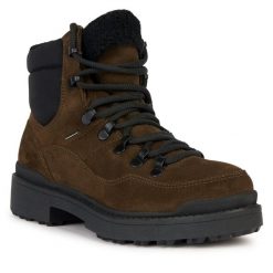 Trapery Geox. Brązowe kozaki damskie Geox. Za 849.99 zł.
