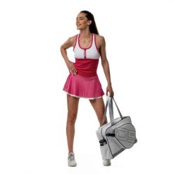 Falda Drop Shot Azalea. Czerwone sukienki damskie DROP SHOT, bez wzorów, sportowe, bez kołnierzyka, bez ramiączek, sportowe. Za 195.70 zł.