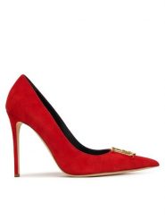 Elisabetta Franchi Szpilki SA59L61E2 Czerwony. Czerwone szpilki damskie Elisabetta Franchi, bez wzorów, ze skóry, bez obcasa, bez zapięcia. Za 3,079.00 zł.