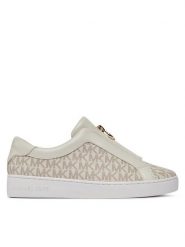 MICHAEL Michael Kors Sneakersy Keaton Zip Slip On 43R4KTFP2B Écru. Trampki i tenisówki damskie MICHAEL Michael Kors, bez wzorów, z materiału, bez zapięcia. Za 459.99 zł.