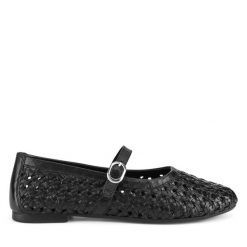 Baleriny Sergio Bardi. Czarne baleriny damskie Sergio Bardi, bez wzorów, bez obcasa. Za 279.99 zł.