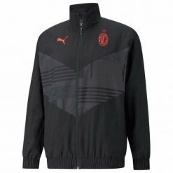 Manteau Homme ACM PREMATCH JACKET Puma 04-P Bk-Red Blast 765055 Noir. Czarne kurtki męskie Puma, s, bez wzorów, sportowe, bez kaptura. W wyprzedaży za 283.85 zł.