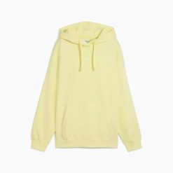 Bluza sportowa damska Puma ESS OVERSIZED FL 68539835. Żółte bluzy damskie Puma, m, bez wzorów, z bawełny, z kapturem. Za 203.59 zł.