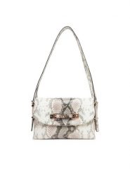 Guess Torebka Lefia HWKG96 44190 Szary. Szare torebki do ręki damskie Guess, z aplikacjami, ze skóry, bez dodatków. Za 399.99 zł.