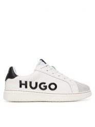 HUGO Sneakersy G01154 S Biały. Białe buty sportowe chłopięce Hugo, bez wzorów, ze skóry, bez zapięcia. Za 649.99 zł.