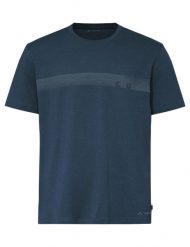 Koszulka rowerowa M Cyclist T-Shirt V. Niebieskie koszulki sportowe męskie Vaude, m, bez wzorów, z bawełny, bez kołnierzyka, bez ramiączek, na fitness i siłownię. Za 189.00 zł.