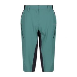 Szorty z siateczkową podszewką damskie CMP. Zielone szorty damskie CMP, xs, bez wzorów. Za 382.35 zł.