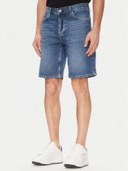 Karl Lagerfeld Jeans Szorty jeansowe A2M10132 Granatowy Regular Fit. Niebieskie szorty męskie Karl Lagerfeld Jeans, m, bez wzorów, z bawełny. Za 219.99 zł.