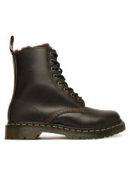 Dr. Martens Trzewiki 1460 Pascal Bex Fl DM41414020 Brązowy. Brązowe botki damskie Dr. Martens, ze skóry, bez obcasa, na płaskiej podeszwie, bez zapięcia. Za 989.99 zł.