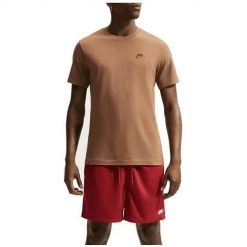 Koszulka sportowa męska Nike AR4997270ALEBROWN. Brązowe koszulki sportowe męskie Nike, m, bez wzorów, bez kołnierzyka, bez ramiączek. Za 224.00 zł.