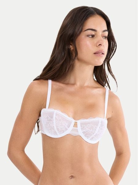 Triumph Biustonosz balkonetka Comfort Allure 10226412 Biały. Białe biustonosze Triumph, bez wzorów, z syntetyku. Za 115.99 zł.