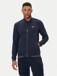 Aeronautica Militare Bluza 252FE1956UF00459 Granatowy Regular Fit. Niebieskie bluzy męskie Aeronautica Militare, m, bez wzorów, z bawełny, bez kaptura. Za 679.99 zł.