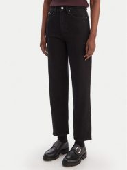 Calvin Klein Jeans Jeansy LV047E734G Czarny Taper Fit. Czarne jeansy damskie Calvin Klein Jeans. Za 409.99 zł.