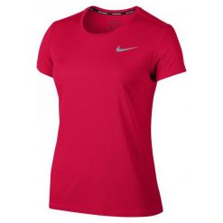 Nike Koszulka Do Biegania W Nk Brthe Rapid Top Ss Red L. Topy damskie marki Nike. W wyprzedaży za 79.00 zł.