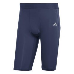 Spodenki męskie adidas Techfit Aeroready Short Tight. Niebieskie krótkie spodenki sportowe męskie Adidas, m, bez wzorów, do piłki nożnej, techfit (adidas). W wyprzedaży za 130.60 zł.