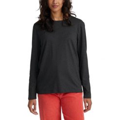 Koszulka damska O'Neill Essential T-Shirt L/Slv z długim rękawem. Czarne t-shirty damskie O'Neill, l, bez wzorów, bez kołnierzyka. Za 129.00 zł.