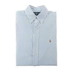 Second life - Klasyczna koszula męska Yarmouth biała - Jak nowy. Białe koszule męskie Ralph Lauren, m, bez wzorów, eleganckie, bez kołnierzyka, bez ramiączek. Za 207.36 zł.