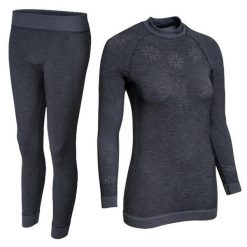 Damska bielizna termoaktywna Blizzard Viva Long Merino. Szara bielizna termoaktywna damska BLIZZARD, xl, bez wzorów, z wełny, bez ramiączek. W wyprzedaży za 399.90 zł.