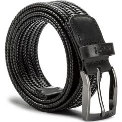 Pasek Męski JOOP! - 7216 100 Black A01. Czarne paski damskie JOOP!, w paski, ze skóry. W wyprzedaży za 299.00 zł.