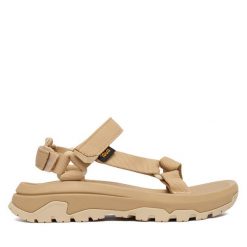 Sandały Teva. Brązowe obuwie sportowe damskie Teva, bez wzorów, trekkingowe. Za 379.99 zł.