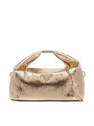 Guess Torebka Jewels Mini HWKG22 48740 Złoty. Żółte torebki do ręki damskie Guess, z aplikacjami, ze skóry, wizytowe, bez dodatków. Za 544.99 zł.