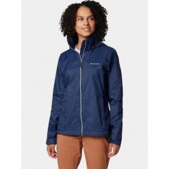 Wiatrówka damska Columbia Switchback IV. Niebieskie kurtki damskie Columbia, s, bez wzorów, z softshellu, bez kaptura, trekkingowe. Za 369.00 zł.