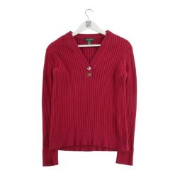 Kobaltowy sweter dla kobiet. Czerwone swetry damskie Ralph Lauren, l, bez wzorów, bez kołnierzyka, bez ramiączek, bez kaptura. Za 51.08 zł.