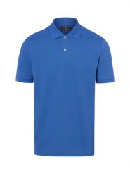Nils Sundström koszulka polo Mężczyźni Bawełna niebieski, L. Niebieskie koszulki polo męskie Nils Sundström, l, bez wzorów, z bawełny, bez kołnierzyka, bez ramiączek. Za 89.95 zł.
