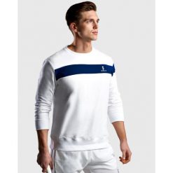 Bluza tenisowa męska Organic. Białe bluzy męskie NORDICDOTS, m, bez wzorów, z bawełny, bez kaptura. Za 280.00 zł.
