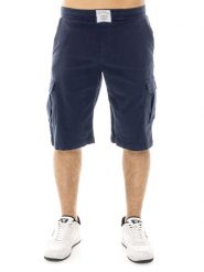 Leone Easy Męskie szorty bermudy z elastycznego twillu cargo. Brązowe szorty męskie LEONE 1947 APPAREL, m, z aplikacjami. Za 273.65 zł.