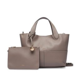 Torebka Furla. Szare torebki do ręki damskie Furla, bez wzorów, klasyczne, bez dodatków. Za 1,659.00 zł.