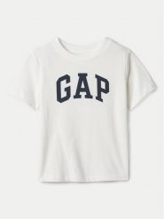 Gap T-Shirt 888285-02 Biały Regular Fit. Białe t-shirty dla chłopców GAP, bez wzorów, z bawełny, bez ramiączek. Za 39.99 zł.
