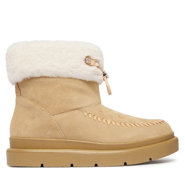 Śniegowce Guess. Brązowe śniegowce i trapery damskie Guess. Za 714.99 zł.