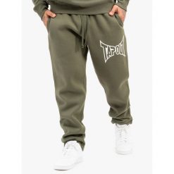 Spodnie dresowe o klasycznym kroju Tapout Basic. Białe szorty męskie TAPOUT, m, bez wzorów, z dresówki, klasyczne. Za 199.50 zł.
