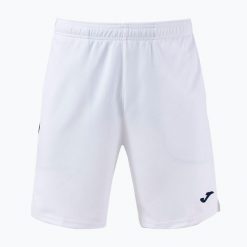 Spodenki męskie Joma Terra. Białe krótkie spodenki sportowe męskie Joma, l, bez wzorów, na fitness i siłownię. Za 109.99 zł.