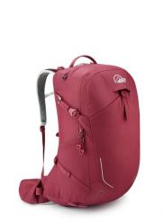 Plecak z siatką dystansową Lowe Alpine AirZone Trek ND26 - raspberry. Czerwone plecaki damskie Lowe Alpine, bez wzorów, z materiału, sportowe. Za 466.15 zł.