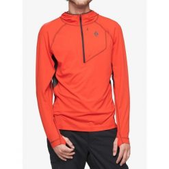 Bluza z kapturem Black Diamond Alpenglow Pro Hoody. Czerwone bluzy męskie Black Diamond, bez wzorów, z kapturem. Za 367.49 zł.