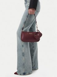 Nine West Torebka CEO-VELVET CHARM-LA374-4788 Bordowy. Czerwone torebki do ręki damskie Nine West, bez wzorów, bez dodatków. Za 169.99 zł.