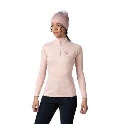 Koszulka termoaktywna Rossignol W Classique 1/2 Zip. Czerwone koszulki sportowe damskie Rossignol, xs, bez wzorów, bez kołnierzyka, bez ramiączek, narciarskie. W wyprzedaży za 399.00 zł.