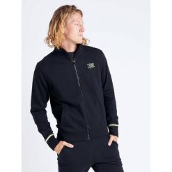 Męski dres ze stójką i zamkiem błyskawicznym College Ash. Czarne buty sportowe męskie LEONE 1947 APPAREL, z dresówki, bez zapięcia, na fitness i siłownię. Za 189.41 zł.