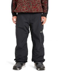Spodnie do sportów zimowych techniczne dla Mężczyzn SNOW DOWN. Czarne spodnie snowboardowe męskie Quiksilver, m, bez wzorów, z materiału, narciarskie. Za 722.45 zł.