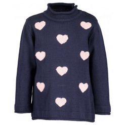 Blue Seven Dziewczęcy Sweter W Serduszka, 80, Niebieski. Niebieskie swetry dla dziewczynek Blue Seven. Za 79.00 zł.