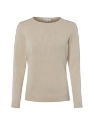 Brookshire bluzka z dzianiny Kobiety Bawełna beżowy, XXXL. Brązowe bluzki damskie brookshire, uniwersalny, bez wzorów, z bawełny, eleganckie, bez kołnierzyka, bez ramiączek. Za 199.95 zł.