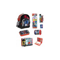 Transformers plecak szkolny tornister piórnik teczka z gumką farby akwarelowe zestaw artystyczny skarbonka nożycki. Torby i plecaki dziecięce marki Starpak. Za 150.99 zł.