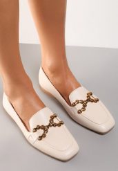 Beżowe Mokasyny Artaleia. Brązowe mokasyny damskie Renee, eleganckie. Za 59.99 zł.