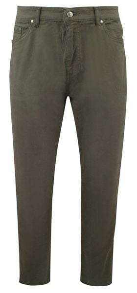 Męskie, Bawełniane Chinosy - Brave Soul - Zieleń Khaki. Zielone eleganckie spodnie męskie Brave Soul, m, bez wzorów, z bawełny, biznesowe. Za 149.00 zł.