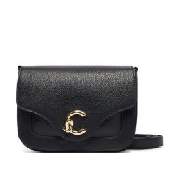Torebka Coccinelle. Czarne listonoszki damskie Coccinelle, bez wzorów, bez dodatków. Za 1,399.00 zł.