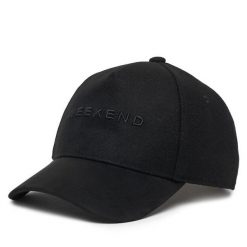 Czapka z daszkiem Weekend Max Mara. Czarne czapki i kapelusze męskie Weekend Max Mara, bez wzorów. Za 344.99 zł.