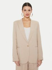 ViCOLO Marynarka TB1561 Beżowy Regular Fit. Brązowe żakiety damskie ViCOLO, s, bez wzorów, z wiskozy. Za 329.99 zł.
